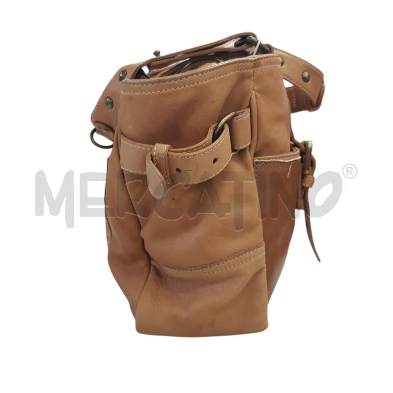 BORSA D GIUSEPPE ZANOTTI PELLE MARRONE MANICI BORECHIE | Mercatino dell'Usato Civitavecchia 3