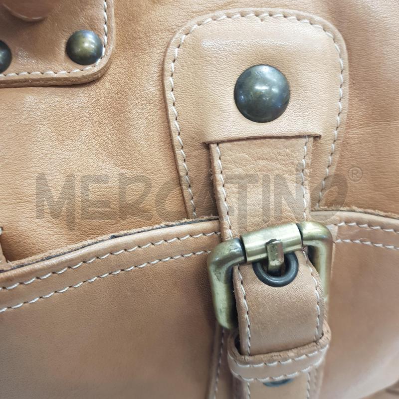 BORSA D GIUSEPPE ZANOTTI PELLE MARRONE MANICI BORECHIE | Mercatino dell'Usato Civitavecchia 5