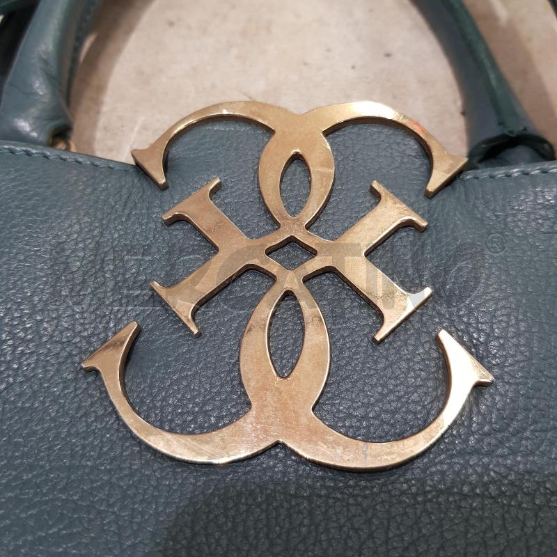 BORSA D GUESSA PELLE POLVERE MANICI E TRACOLLA LOGO METAL ORO | Mercatino dell'Usato Civitavecchia 3