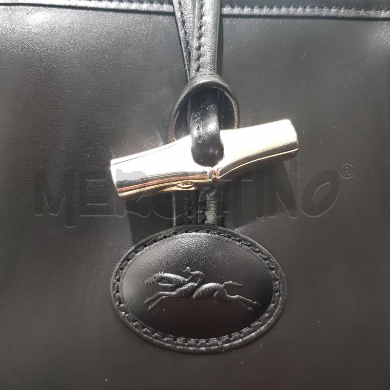 BORSA D LONGCHAMP NERA RIGIDA | Mercatino dell'Usato Civitavecchia 4