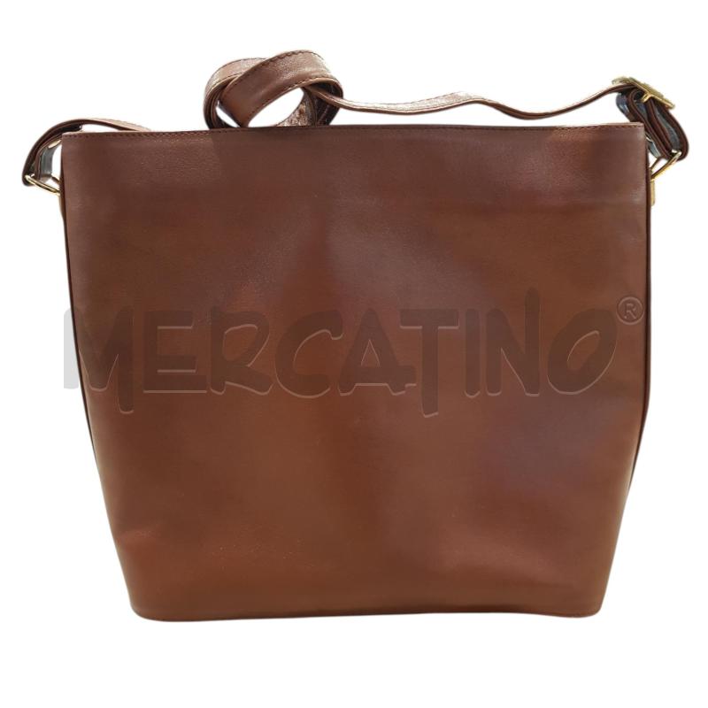 BORSA D PELLE AL PACINO MARRONE DETT STAMPA COCCO | Mercatino dell'Usato Civitavecchia 2