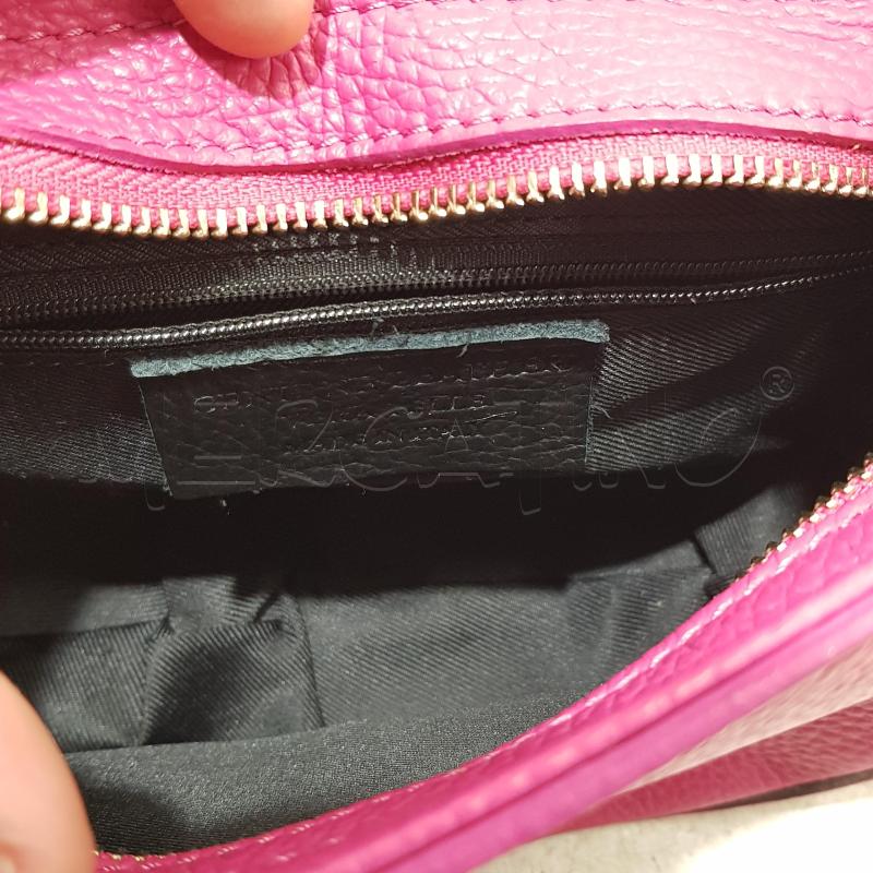 BORSA D PELLE FUXIA INTRECCIO | Mercatino dell'Usato Civitavecchia 4