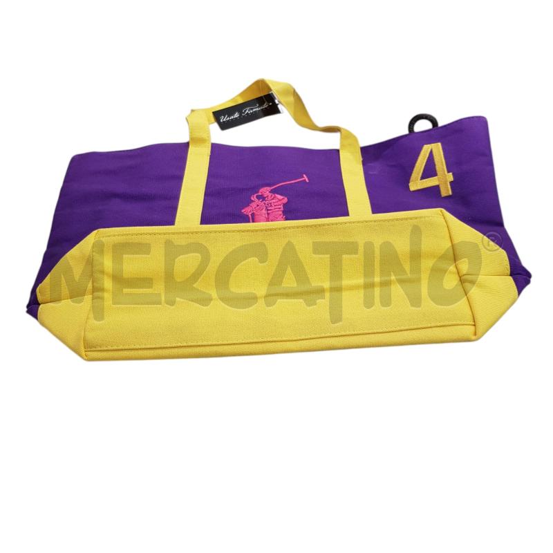 BORSA D RALPH LAUREN POLO VIOLA  | Mercatino dell'Usato Civitavecchia 2