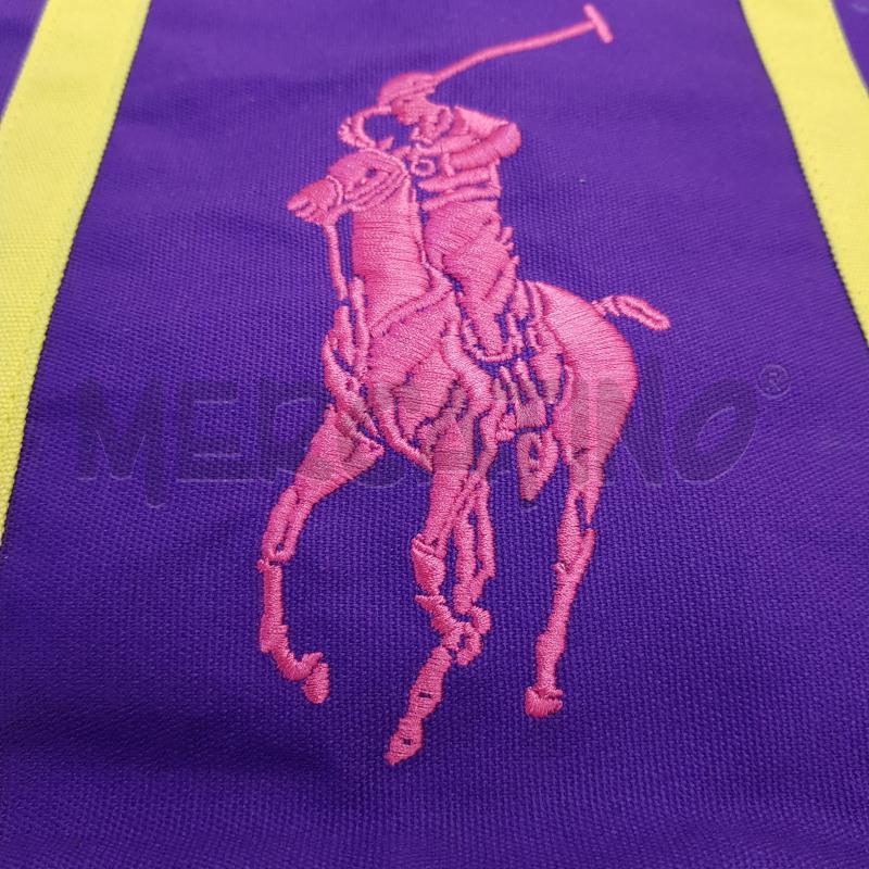BORSA D RALPH LAUREN POLO VIOLA  | Mercatino dell'Usato Civitavecchia 4