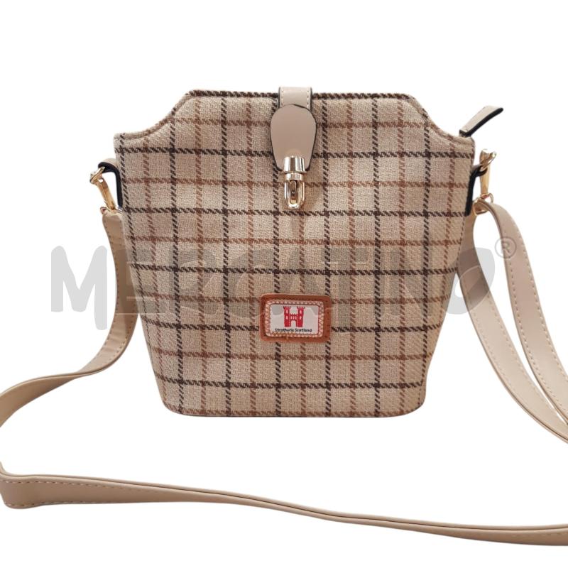 BORSA D STRATHURIE SCOTLAND CHECK BEIGE | Mercatino dell'Usato Civitavecchia 1