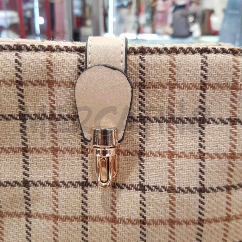 BORSA D STRATHURIE SCOTLAND CHECK BEIGE | Mercatino dell'Usato Civitavecchia 2
