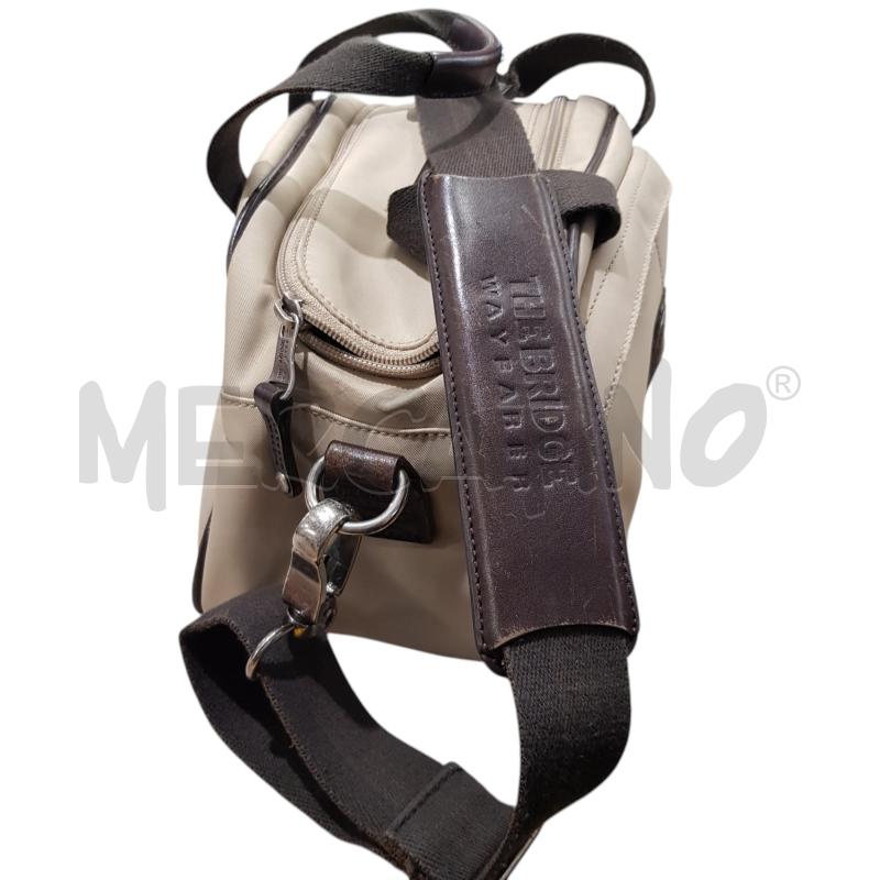 BORSA D THE BRIDGE NYLON PANNA  BAULETTO | Mercatino dell'Usato Civitavecchia 3