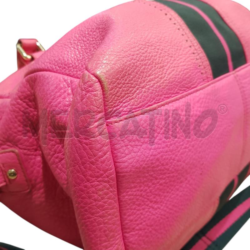 BORSA D TOMMY HILFIGER FUCSIA PELLE | Mercatino dell'Usato Civitavecchia 4
