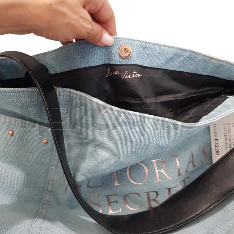 BORSA D VICTORIA'S SECRET DENIM BORCHIE | Mercatino dell'Usato Civitavecchia 3