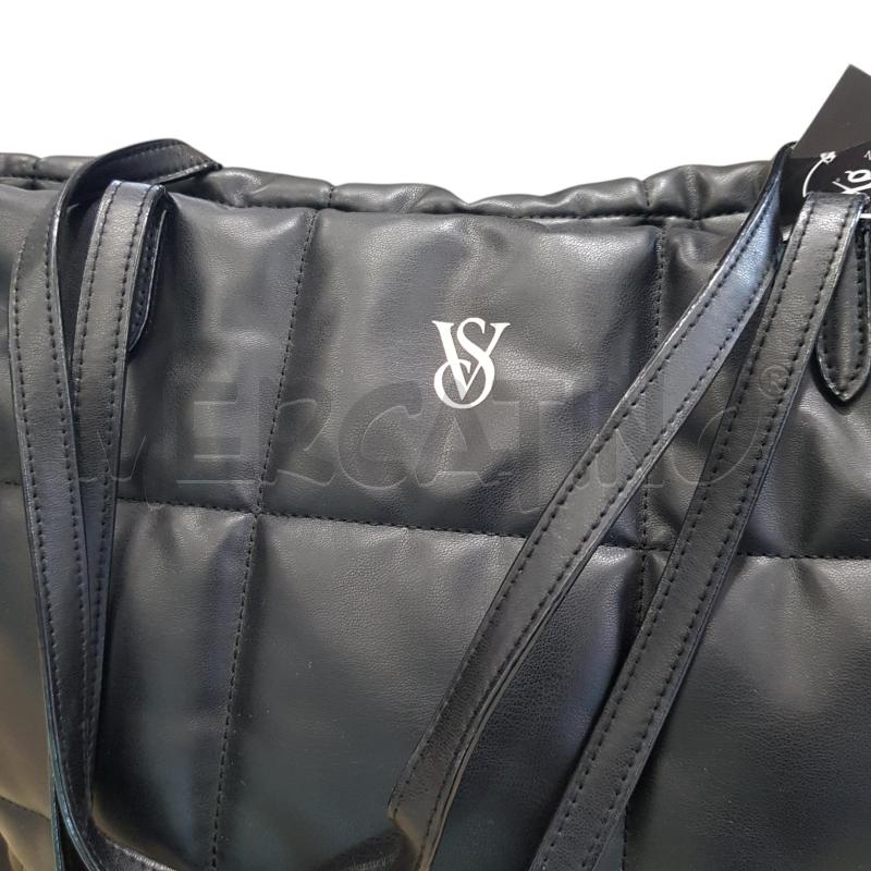 BORSA D VICTORIA'S SECRET ECOPELLE NERA TRAP | Mercatino dell'Usato Civitavecchia 2