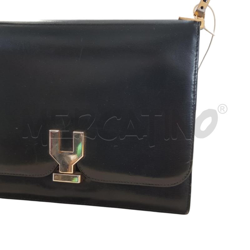 BORSA D VINTAGE NERA MANICO CHIUSURA MET DORATO | Mercatino dell'Usato Civitavecchia 2
