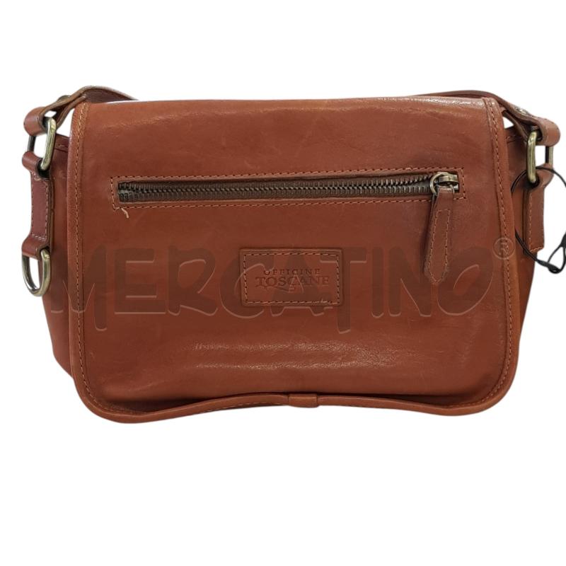 BORSA OFFICINE TOSCANE MARRONE CUOIO TRACOLLA | Mercatino dell'Usato Civitavecchia 2