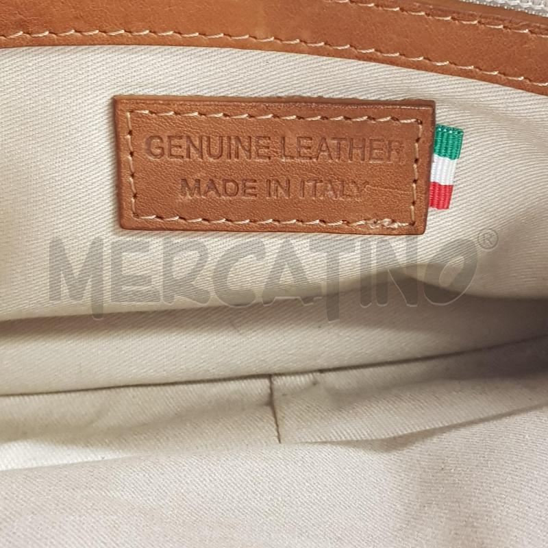 BORSA OFFICINE TOSCANE MARRONE CUOIO TRACOLLA | Mercatino dell'Usato Civitavecchia 5