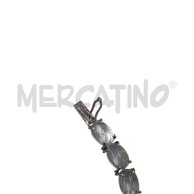 BRACCIALE ARG TENNIS PIETRA DI LUNA VINTAGE  | Mercatino dell'Usato Civitavecchia 4
