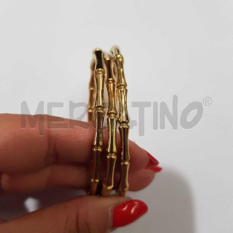 BRACCIALE BAMBOO DORATO STRASS  | Mercatino dell'Usato Civitavecchia 2