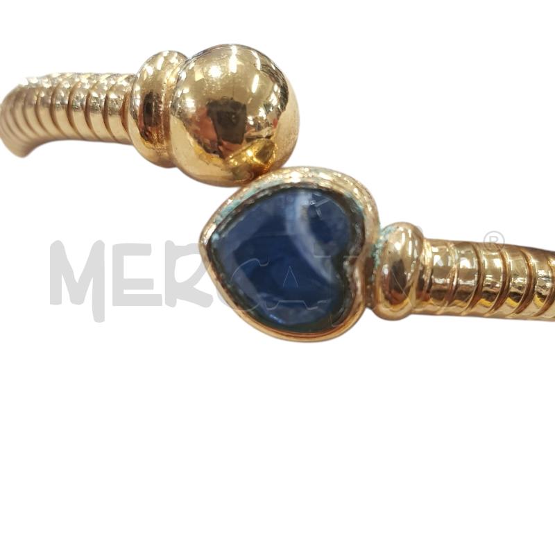 BRACCIALE CASCIO BEJOUX PIETRA CUORE BLU | Mercatino dell'Usato Civitavecchia 4