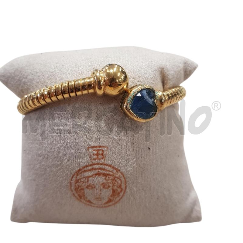 BRACCIALE CASCIO BEJOUX PIETRA CUORE BLU | Mercatino dell'Usato Civitavecchia 5