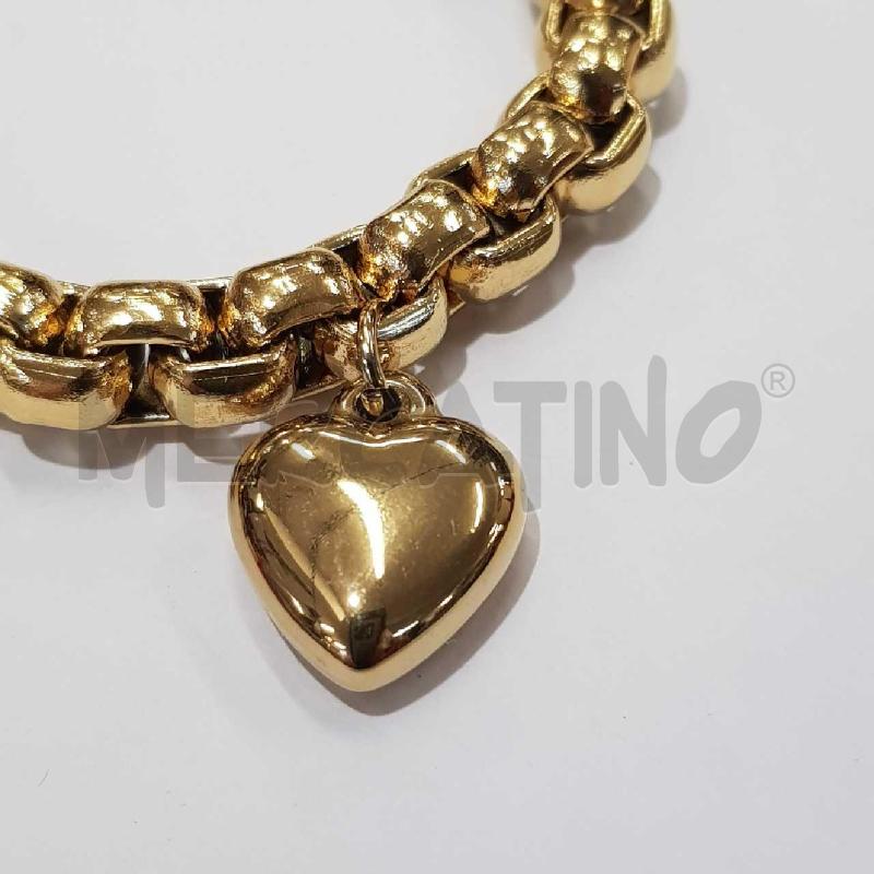 BRACCIALE CUORE CATENA DORATA  | Mercatino dell'Usato Civitavecchia 2