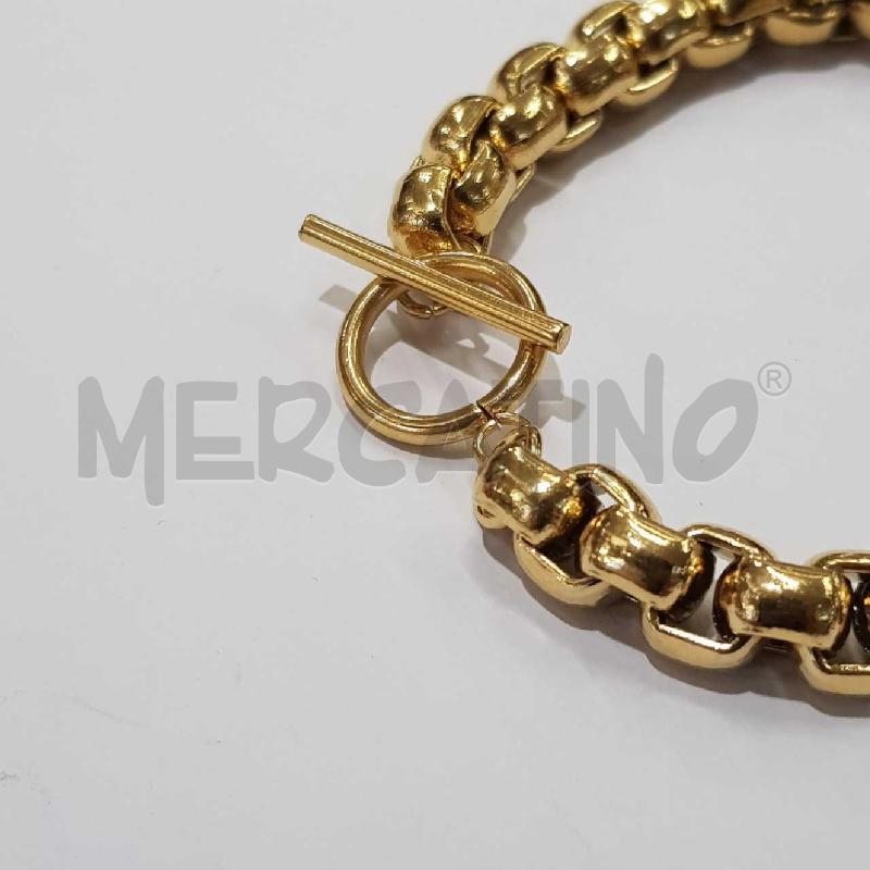 BRACCIALE CUORE CATENA DORATA  | Mercatino dell'Usato Civitavecchia 3