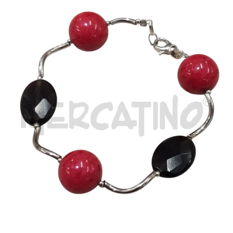 BRACCIALE ELITE ROSSO NERO | Mercatino dell'Usato Civitavecchia 1