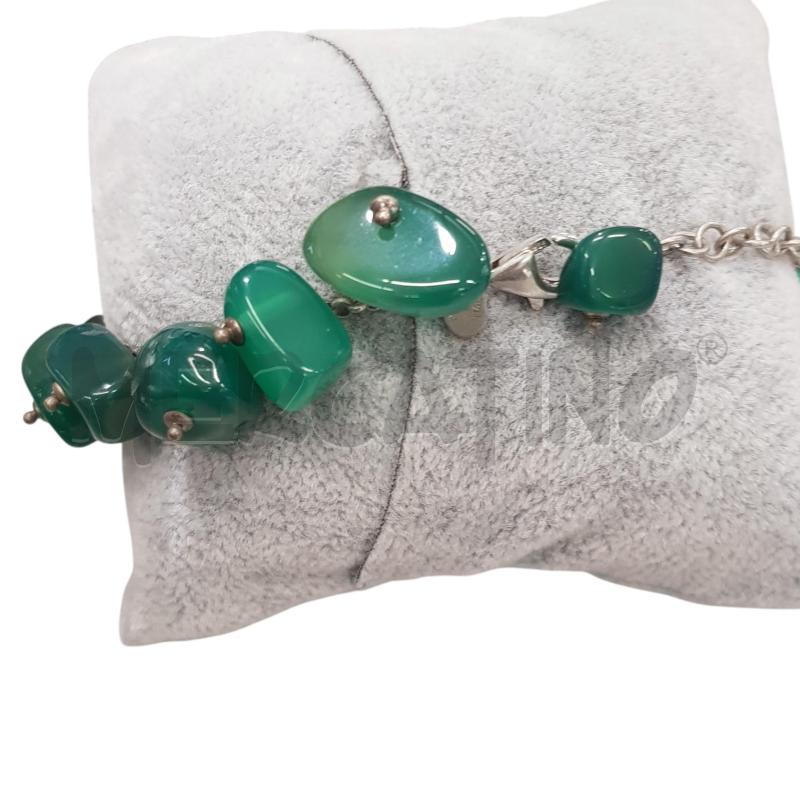 BRACCIALE PIETRE AGATA VERDI | Mercatino dell'Usato Civitavecchia 2