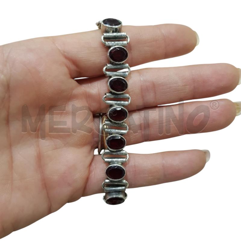 BRACCIALE SEMIRIGIDO GRANATO ARG | Mercatino dell'Usato Civitavecchia 1