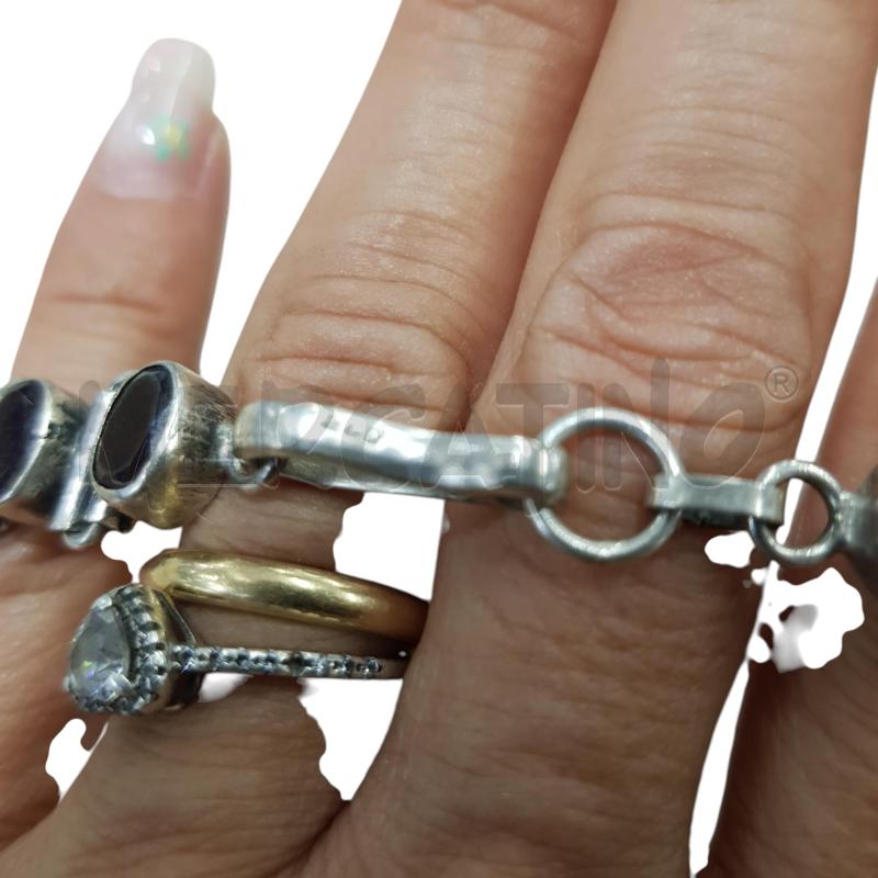 BRACCIALE SEMIRIGIDO GRANATO ARG | Mercatino dell'Usato Civitavecchia 2