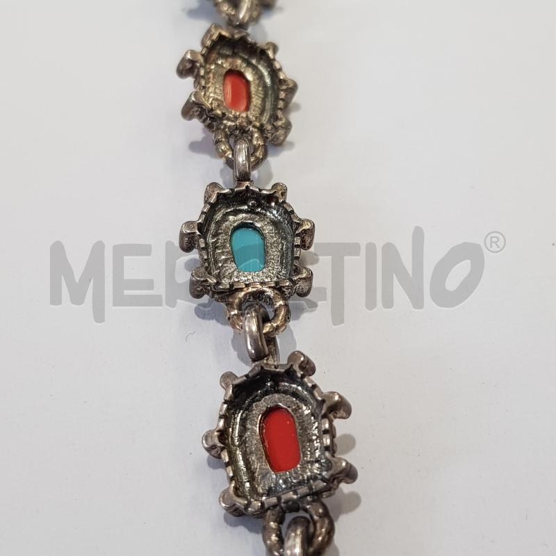 BRACCIALE TURCHESE CORALLO ETNICO | Mercatino dell'Usato Civitavecchia 3