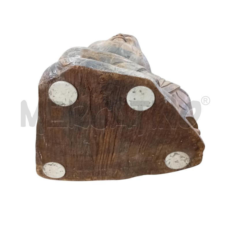 BUDDHA LEGNO PIENO 40X23X30 CM | Mercatino dell'Usato Civitavecchia 3
