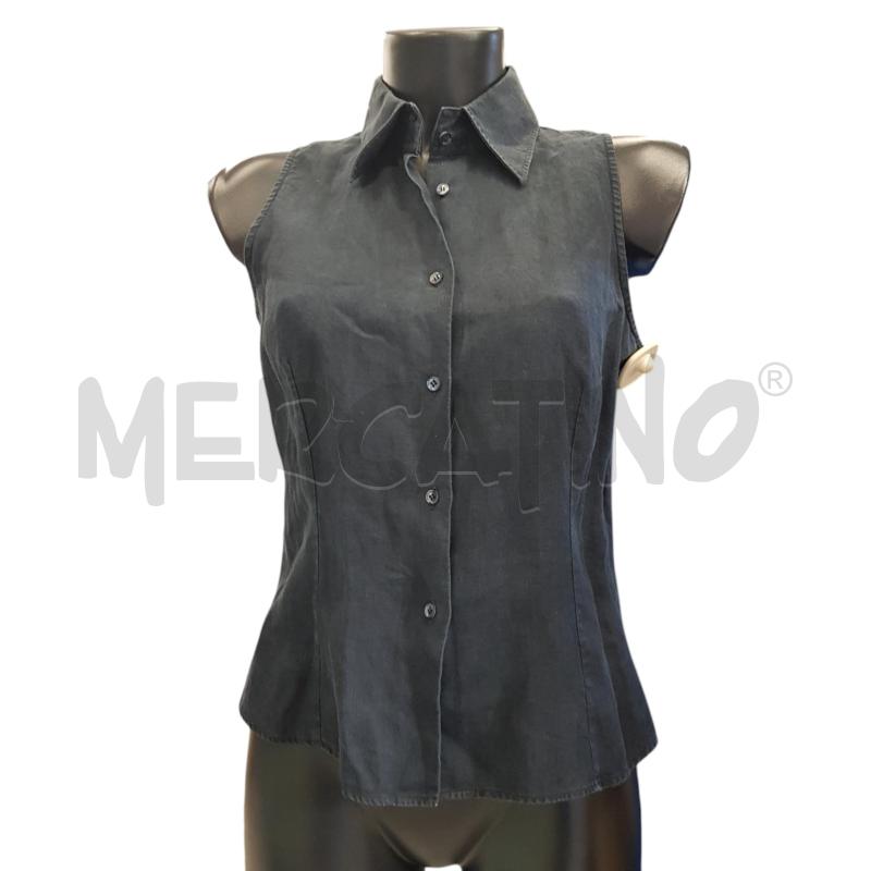 CAMICIA D ARMANI COLLEZIONI NERA LINO  | Mercatino dell'Usato Civitavecchia 1