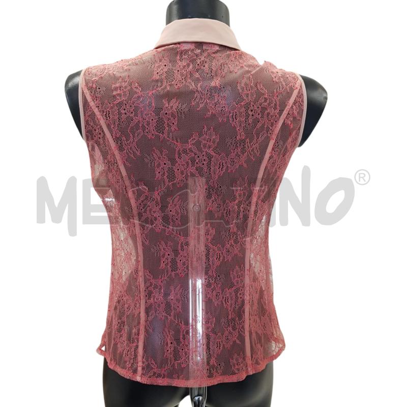 CAMICIA D ELISABETTA FRANCHI PIZZO ROSA COLLETTO PROFILI CIPRIA | Mercatino dell'Usato Civitavecchia 3