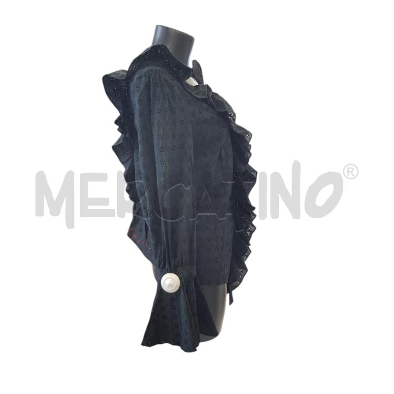 CAMICIA D LUISA SPAGNOLI NERA SAN GALLO ML CAMPANA | Mercatino dell'Usato Civitavecchia 2