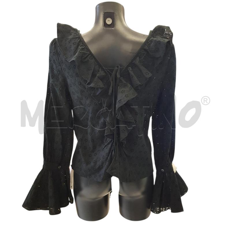 CAMICIA D LUISA SPAGNOLI NERA SAN GALLO ML CAMPANA | Mercatino dell'Usato Civitavecchia 3