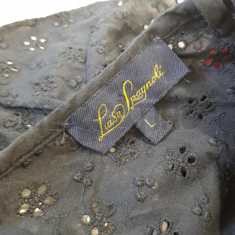 CAMICIA D LUISA SPAGNOLI NERA SAN GALLO ML CAMPANA | Mercatino dell'Usato Civitavecchia 5