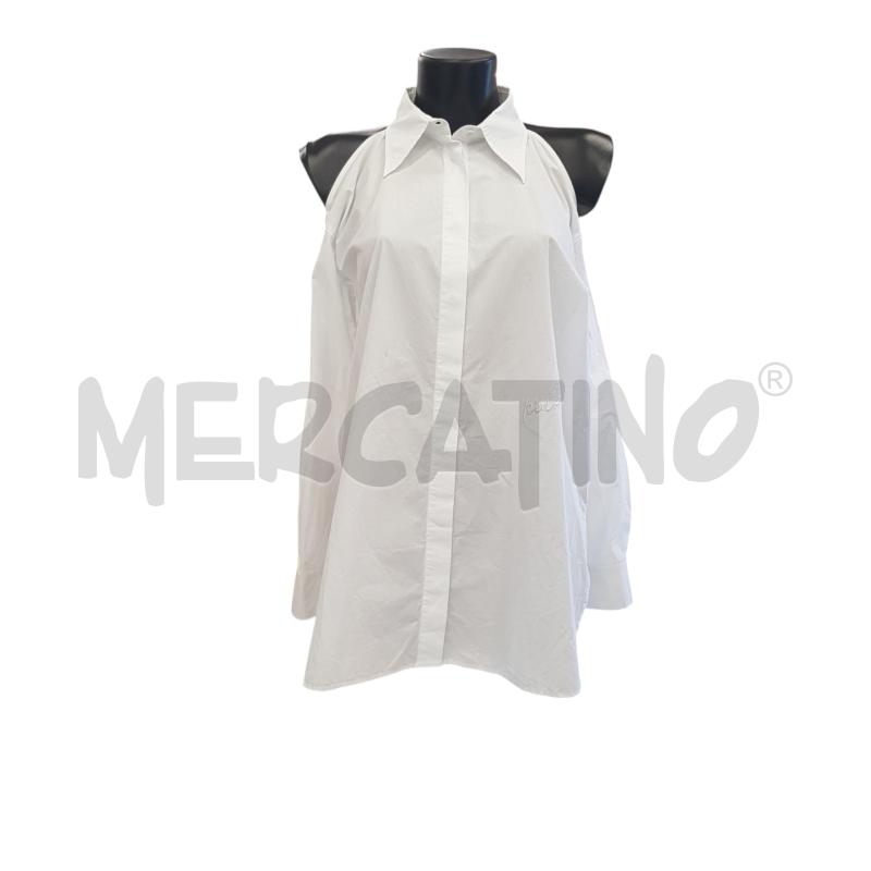CAMICIA D PINKO COT BIA MANICA LUNGA SPALLE SCOPERTE | Mercatino dell'Usato Civitavecchia 1