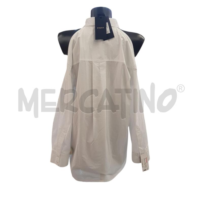 CAMICIA D PINKO COT BIA MANICA LUNGA SPALLE SCOPERTE | Mercatino dell'Usato Civitavecchia 3