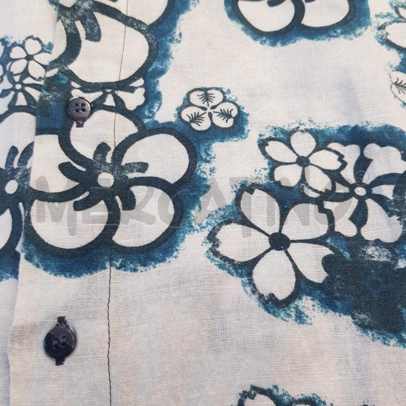 CAMICIA U ARMANI JEANS BIACA FLOREALE AZZ | Mercatino dell'Usato Civitavecchia 4