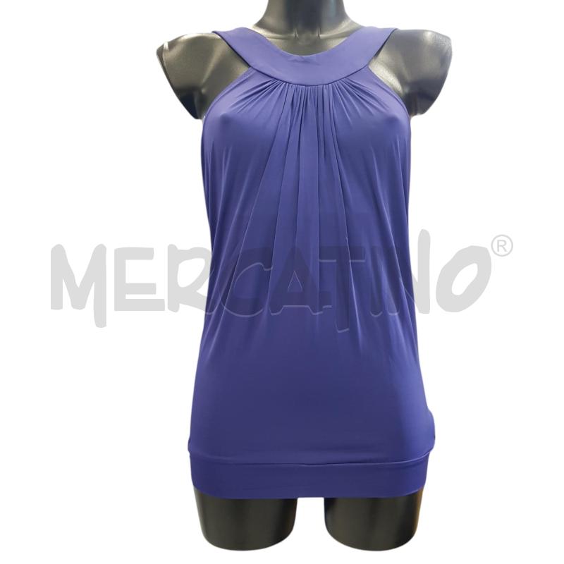 CANOTTA D PINKO ACETATO VIOLA | Mercatino dell'Usato Civitavecchia 1