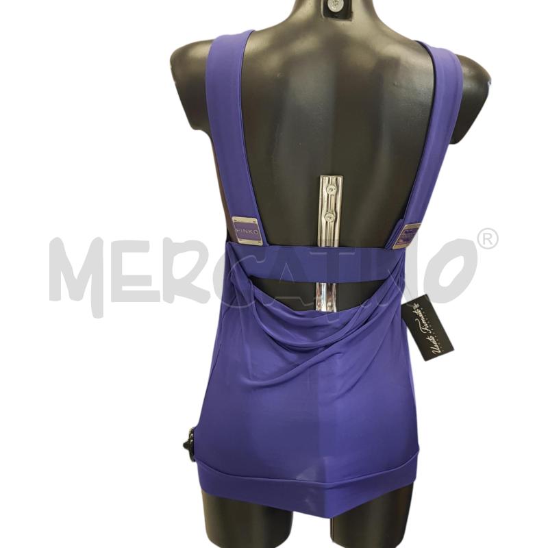CANOTTA D PINKO ACETATO VIOLA | Mercatino dell'Usato Civitavecchia 3