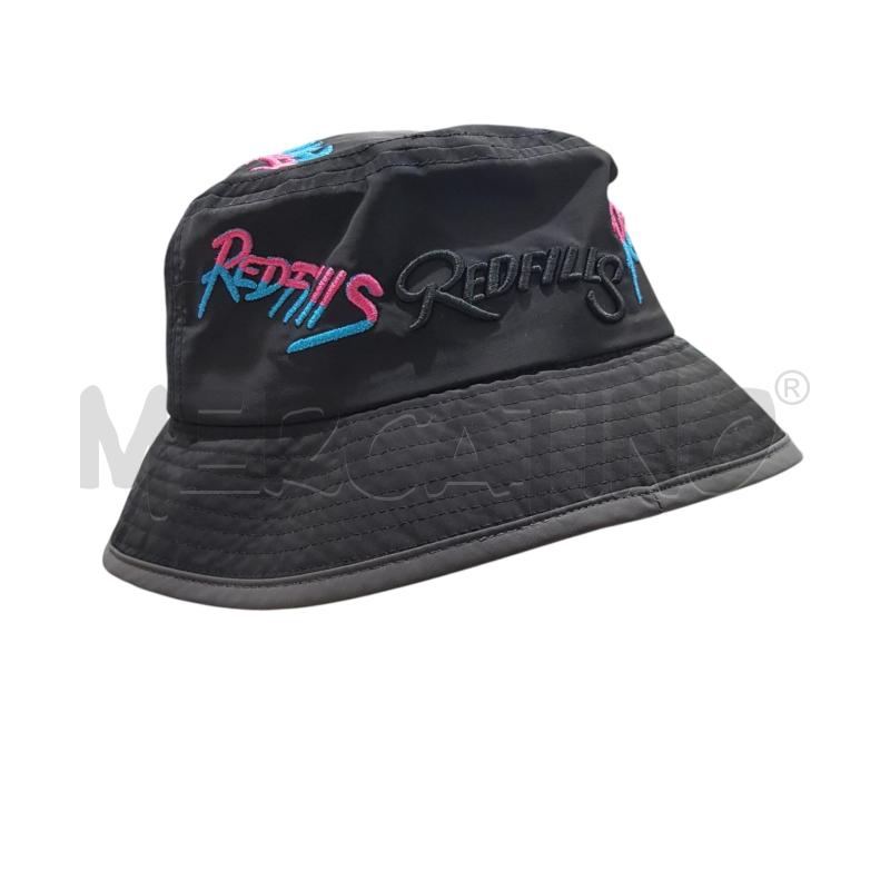 CAPPELLO REDFILLS PARIS NYLON NERO SCRITTE LUREX CEL/FUXIA | Mercatino dell'Usato Civitavecchia 1