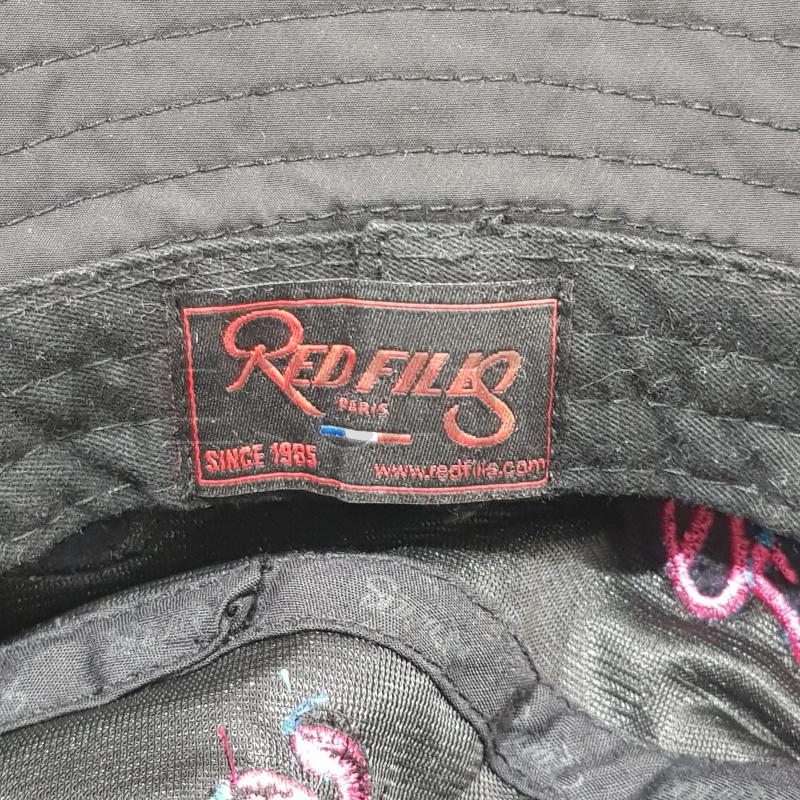 CAPPELLO REDFILLS PARIS NYLON NERO SCRITTE LUREX CEL/FUXIA | Mercatino dell'Usato Civitavecchia 4