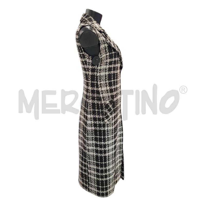 CAPPOTTO D INTREND CHECK BIANCO NERO SMANICATO | Mercatino dell'Usato Civitavecchia 2