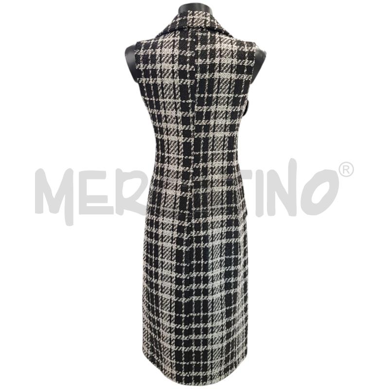 CAPPOTTO D INTREND CHECK BIANCO NERO SMANICATO | Mercatino dell'Usato Civitavecchia 3