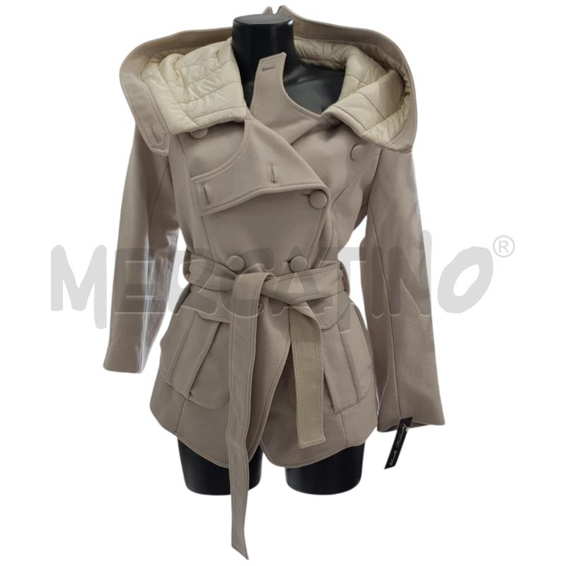 CAPPOTTO D PINKO GHIACCIO CAPPUCCIO | Mercatino dell'Usato Civitavecchia 1