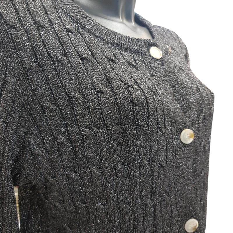 CARDIGAN D A.MANGANO NERO LUREX ARGENTO | Mercatino dell'Usato Civitavecchia 4