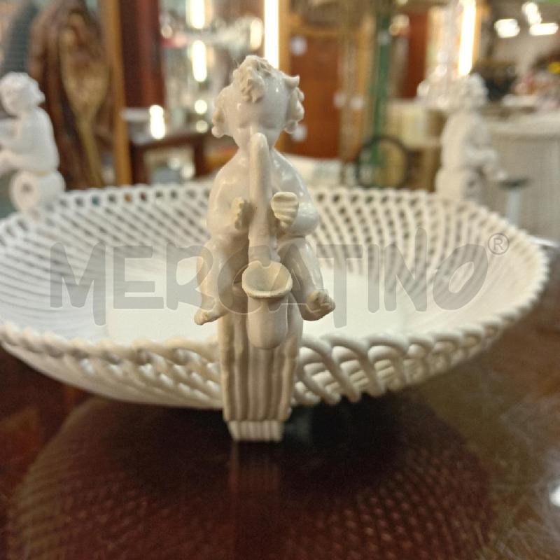 CESTINO TRAFORATO 3 PUTTI MUSICISTI DIAM.27CM | Mercatino dell'Usato Civitavecchia 4
