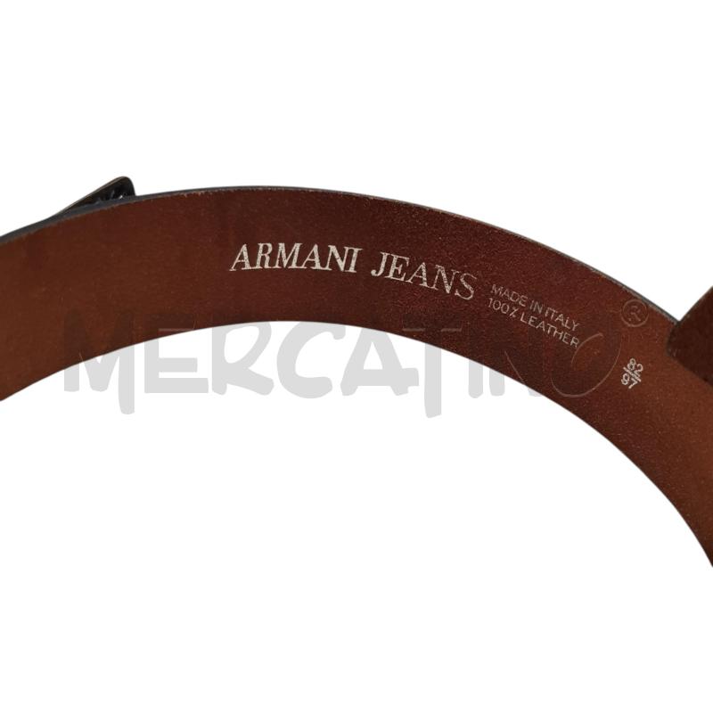 CINTURA D ARMANI JEANS PELLE FIBBIA QUADRATA | Mercatino dell'Usato Civitavecchia 3