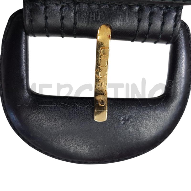 CINTURA D UNGARO PARIS PELLE NERA | Mercatino dell'Usato Civitavecchia 3