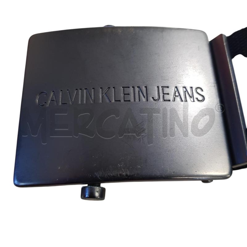 CINTURA U CALVIN KLEIN JEANS NERA PARLATA | Mercatino dell'Usato Civitavecchia 4