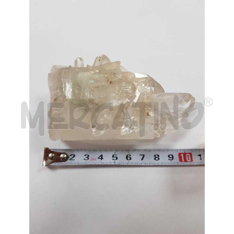 CLUSTER QUARZO IALINO 10*5 | Mercatino dell'Usato Civitavecchia 1